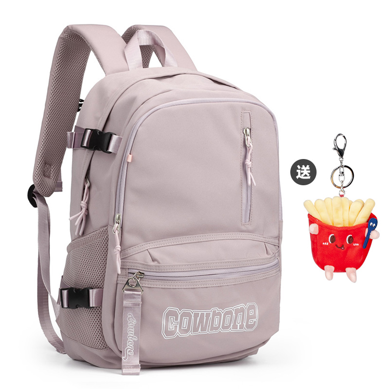 

COWBONE Полиэстеровый рюкзак унисекс модный красный винтажный розовый, Vintage Pink