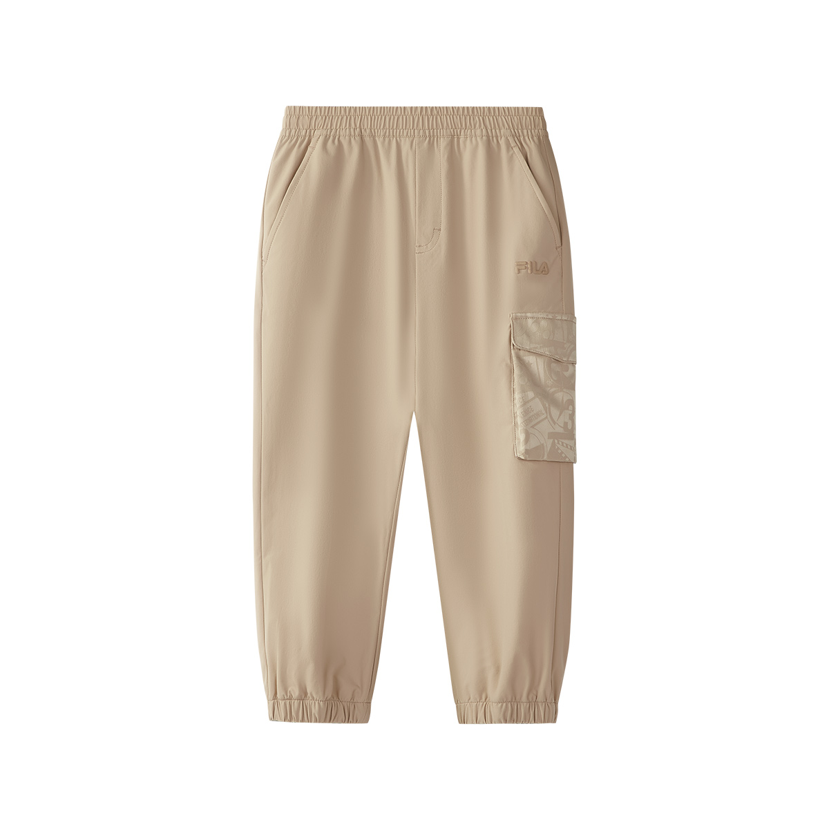 

Умеренные тканые брюки всесезонные для детей 3-7 лет Cuban Sand FILA KIDS, хаки