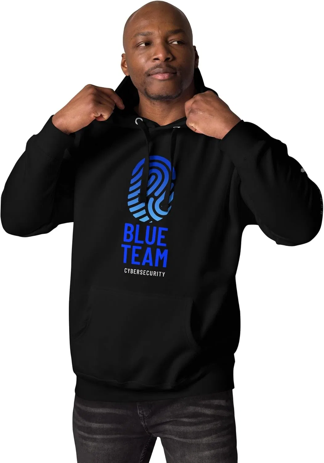 Худи Cyber Security Blue Team v2, Unisex, Black — фото 4