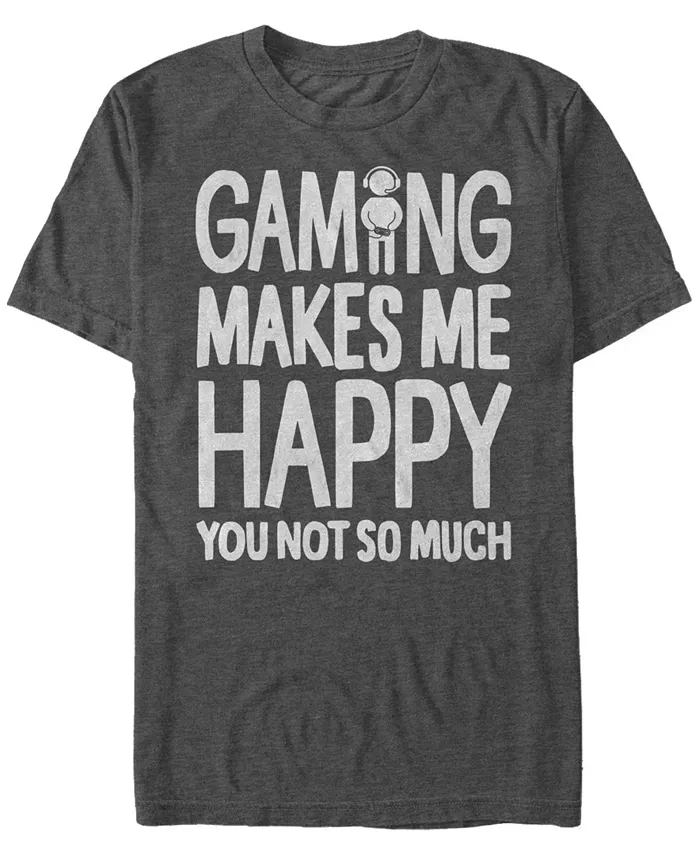 

Мужская футболка с коротким рукавом Happy Games Fifth Sun, серый