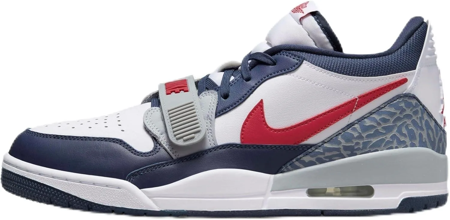 Мужские низкие кроссовки Nike Air Jordan Legacy 312, белый/красный