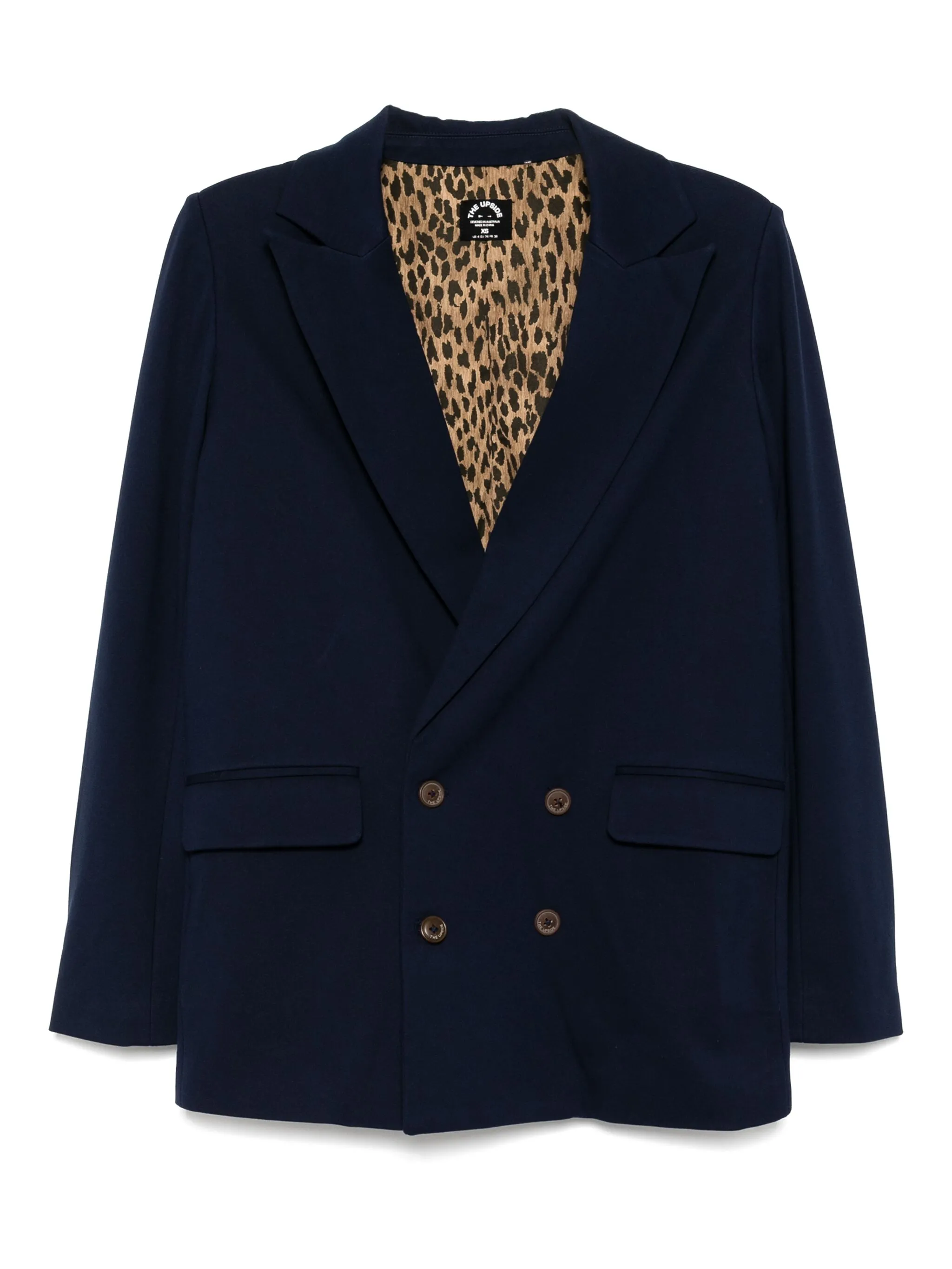 

Двубортный блейзер The Upside, синий