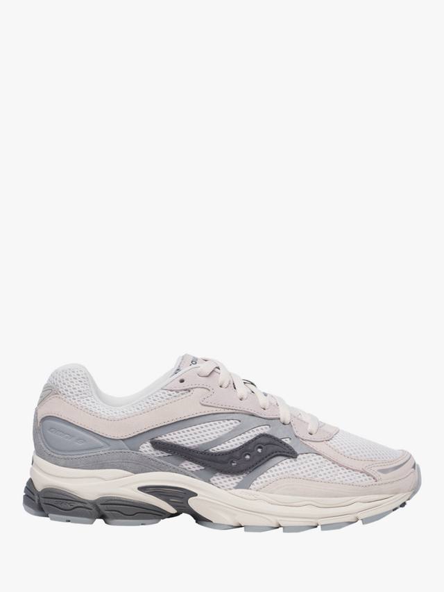 Кроссовки на шнуровке из смеси кожи progrid omni 9 Saucony, цвет Grey/Blue/Multi