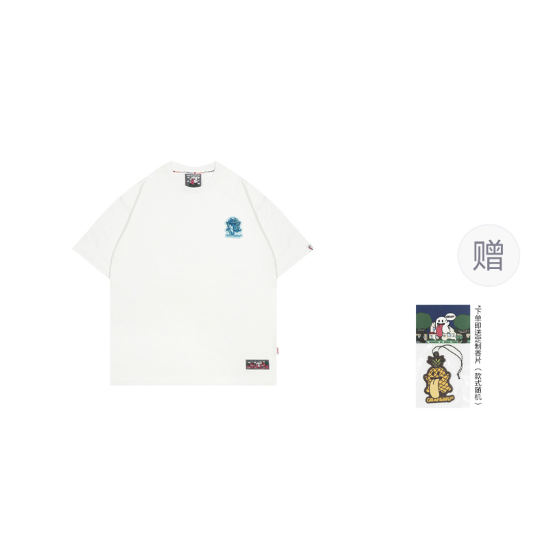 

Футболка унисекс GRAF, угольно-серая, милый призрак, короткий рукав