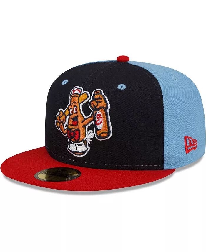 

Мужская шляпа темно-синего/красного цвета Salem Red Sox Theme Night 59FIFTY New Era, синий