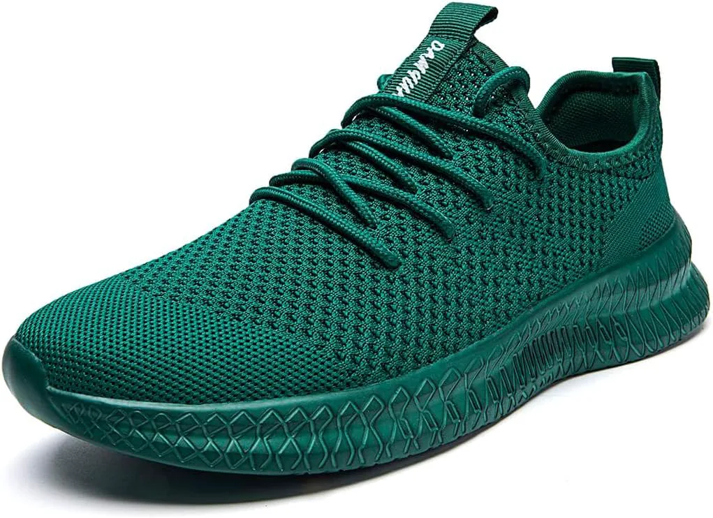 

Мужские кроссовки FUJEAK для бега, повседневные дышащие прогулочные обувь, спортивные кроссовки для тренажерного зала и тенниса, слипоны, удобные и легкие, темно-зеленый