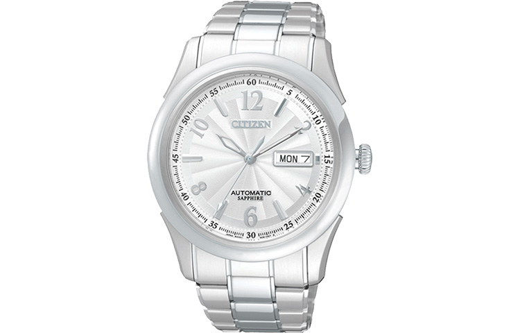 

CITIZEN Часы Mechanical Movement Stainless Steel Strap Japanese / Korean Watch 40mm Men's Watch Silver Dial NH8310-53A