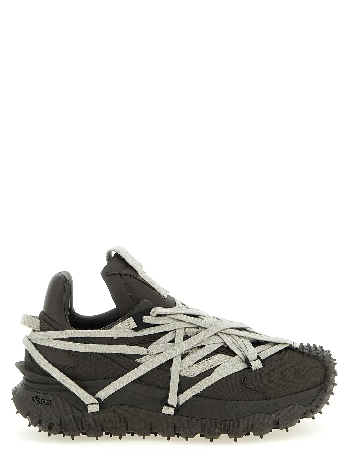 Кроссовки Moncler + Rick Owens 'Trailgrip Megalace', коричневый