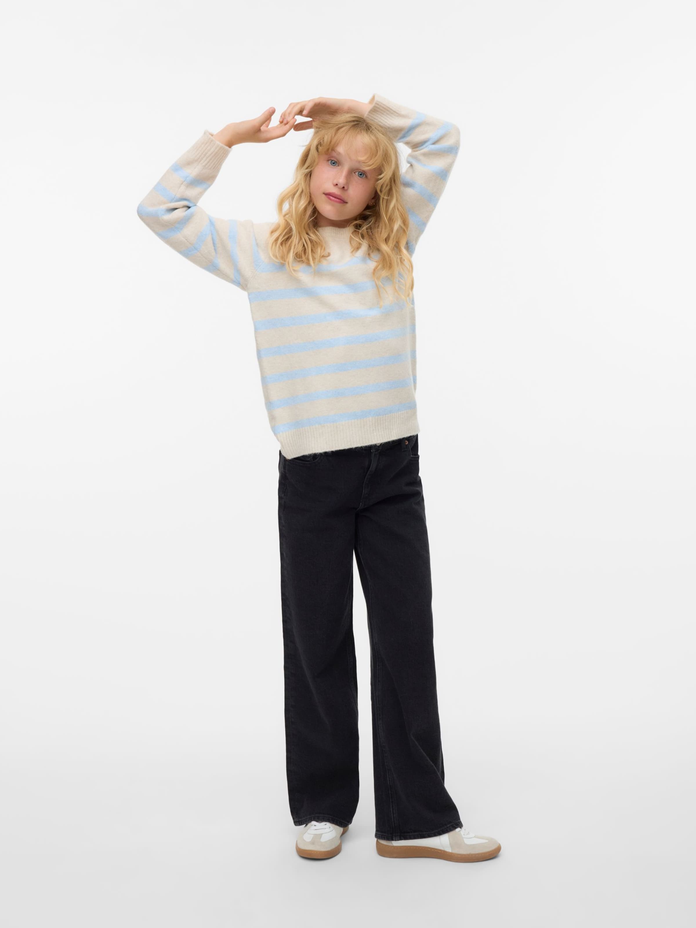 Vero Moda Girl Свитер 'VMDoffy' в цвете экрю — фото 3