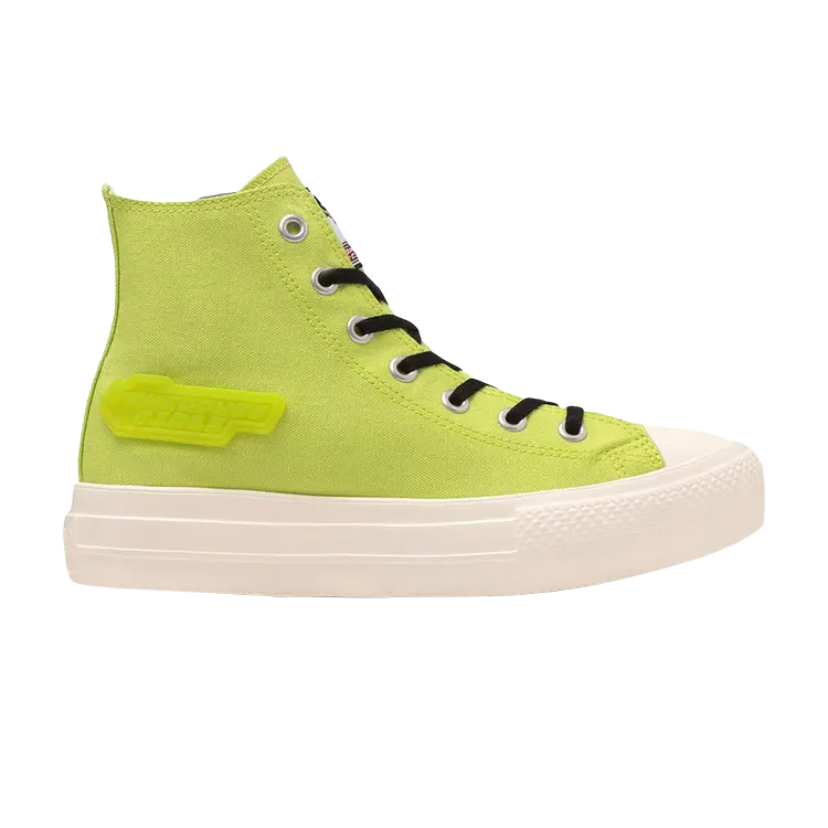 

Кроссовки The Powerpuff Girls x Chuck Taylor All Star Light PLTS High GS, цвет Buttercup