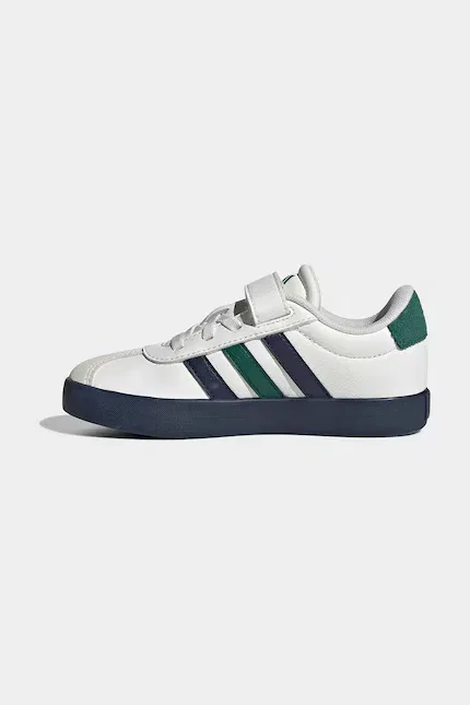 Кроссовки детские VL Court 3.0 Adidas, белый — фото 4