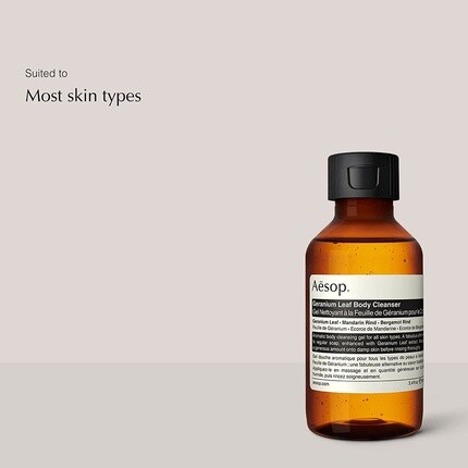 Очищающее средство для тела Aesop Geranium Leaf 100 мл — с парабенами, без испытаний на животных и веганский — фото 2