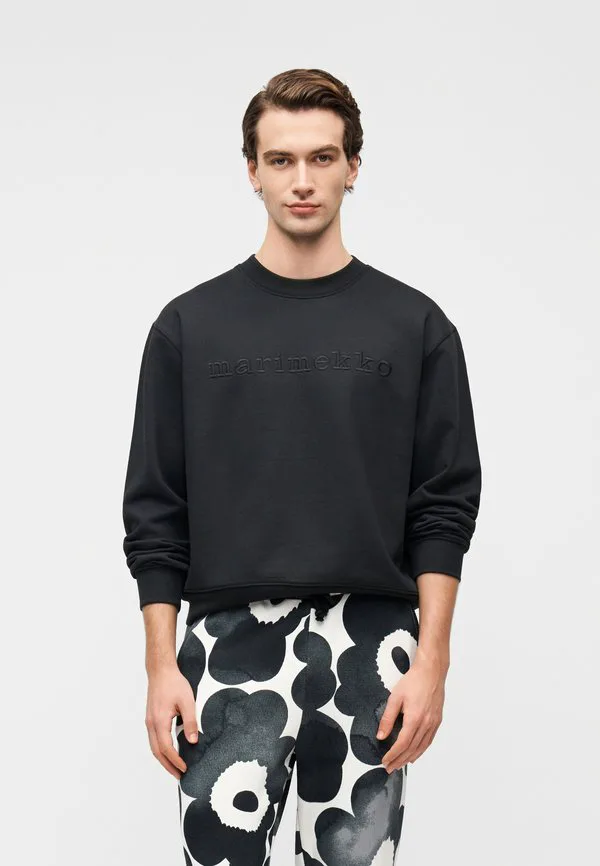 

Унисекс толстовка с логотипом leiot и логотипом kioski. Marimekko, Black, Черный, Унисекс толстовка с логотипом leiot и логотипом kioski. Marimekko, Black