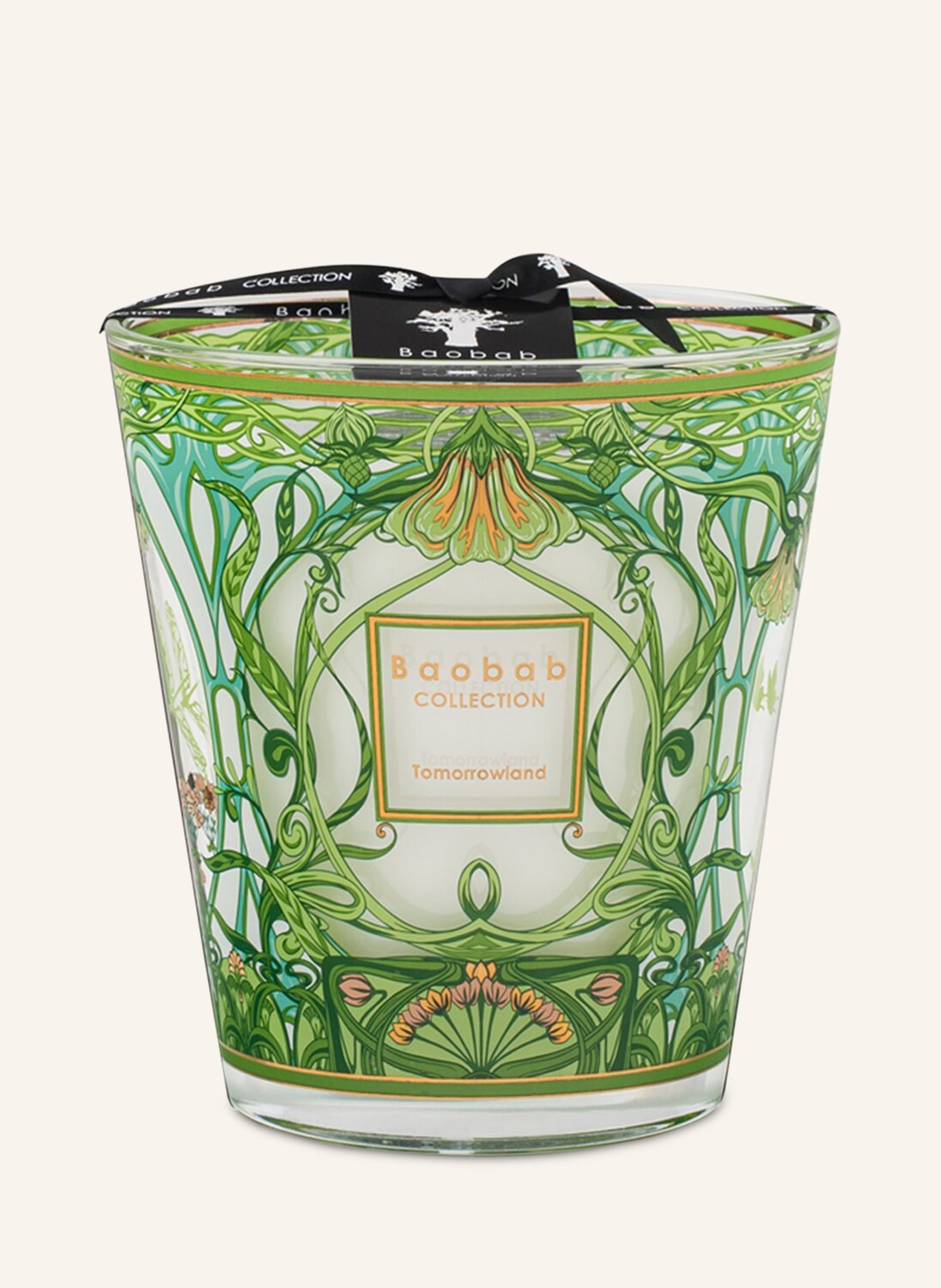 

Ароматическая свеча tomorrowland Baobab COLLECTION, белый/зеленый/золотой