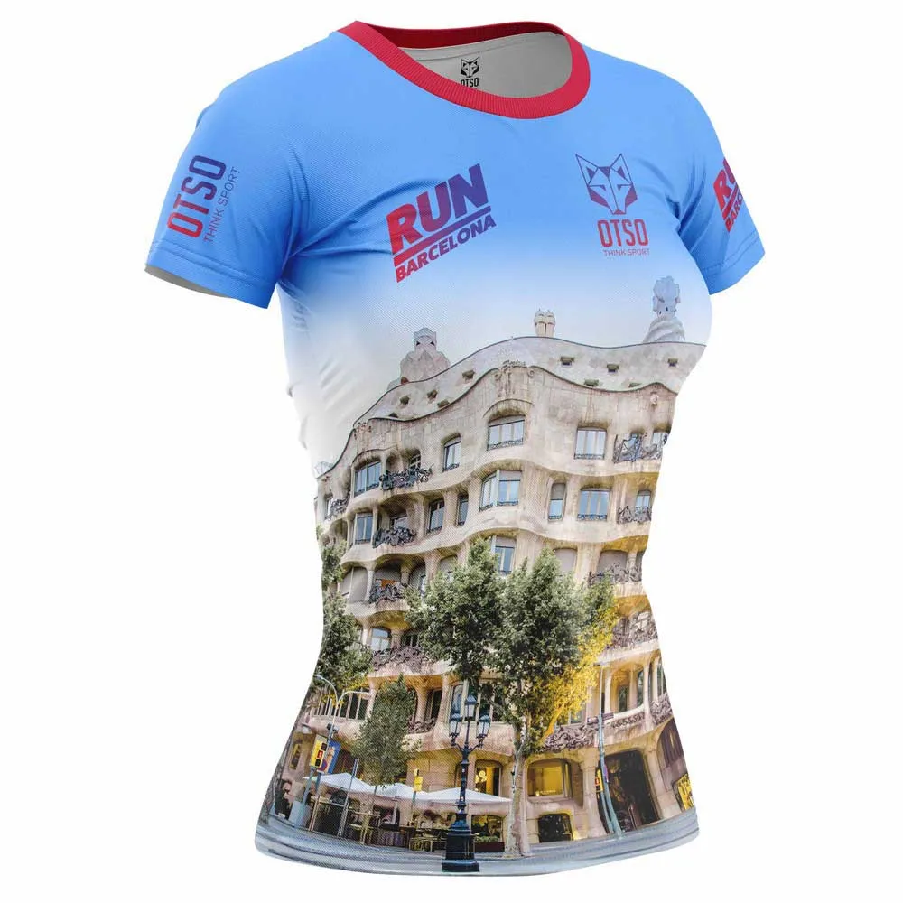 

Футболка с коротким рукавом спортивная Otso Barcelona, разноцветный