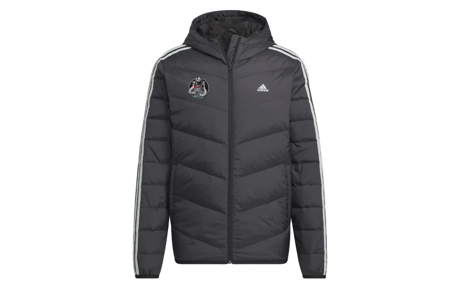 

Adidas Спортивная куртка пуховик мужская черная, Black