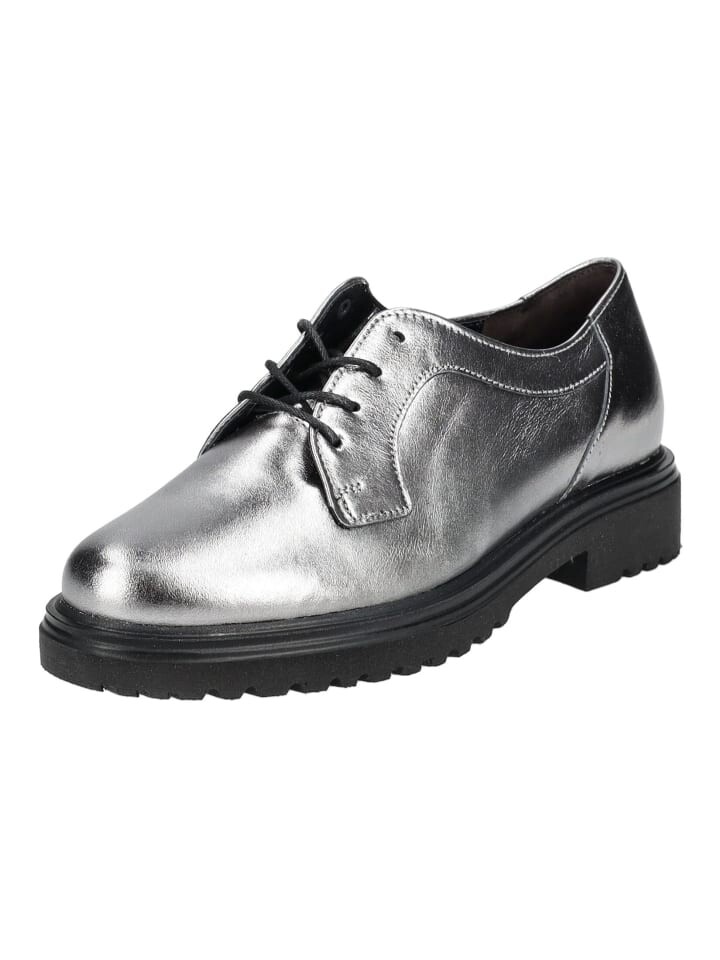 Элегантные туфли на шнуровке Gabor Halbschuhe, серебряный