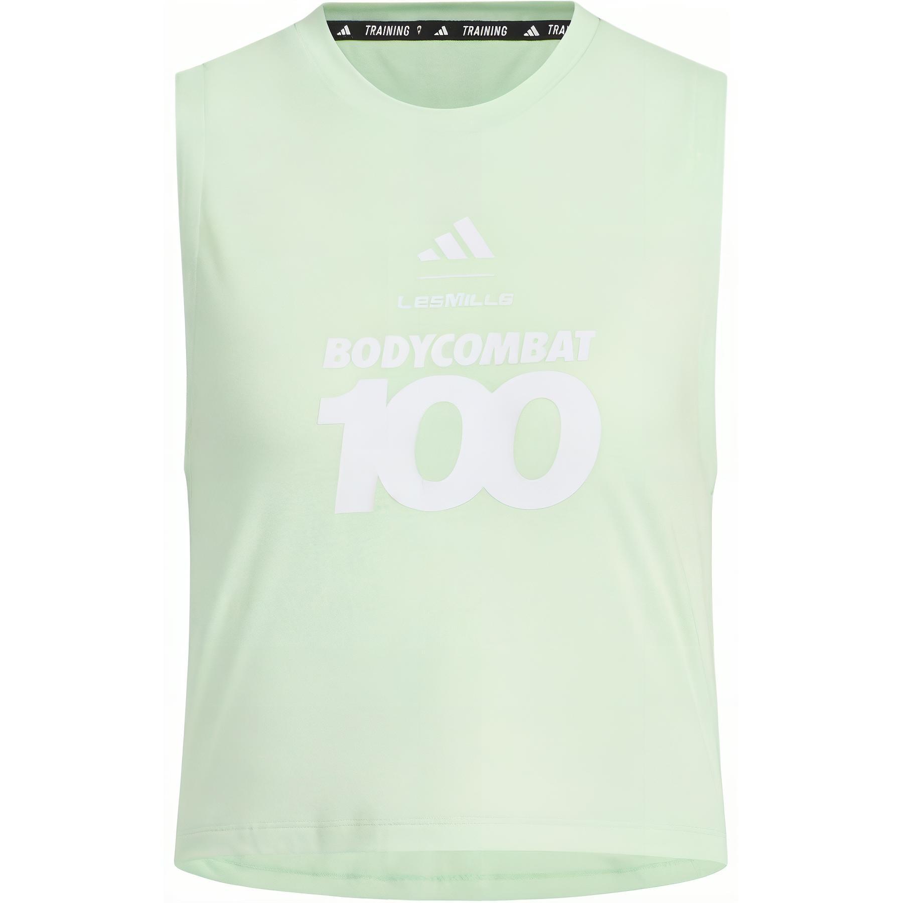 Les Mills Collaboration AEROREADY Топ женский зеленый Adidas
