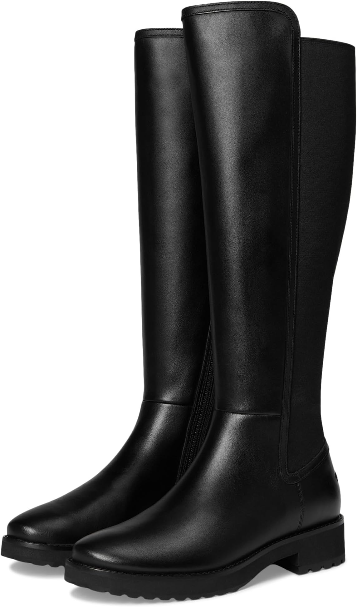 Ботинки Cole Haan Women's Lyndon Waterproof Tall Equestrian Boots, Black Leather Waterproof