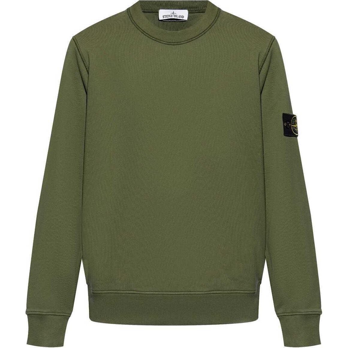 

Свитшот унисекс зеленый Stone Island, зеленый