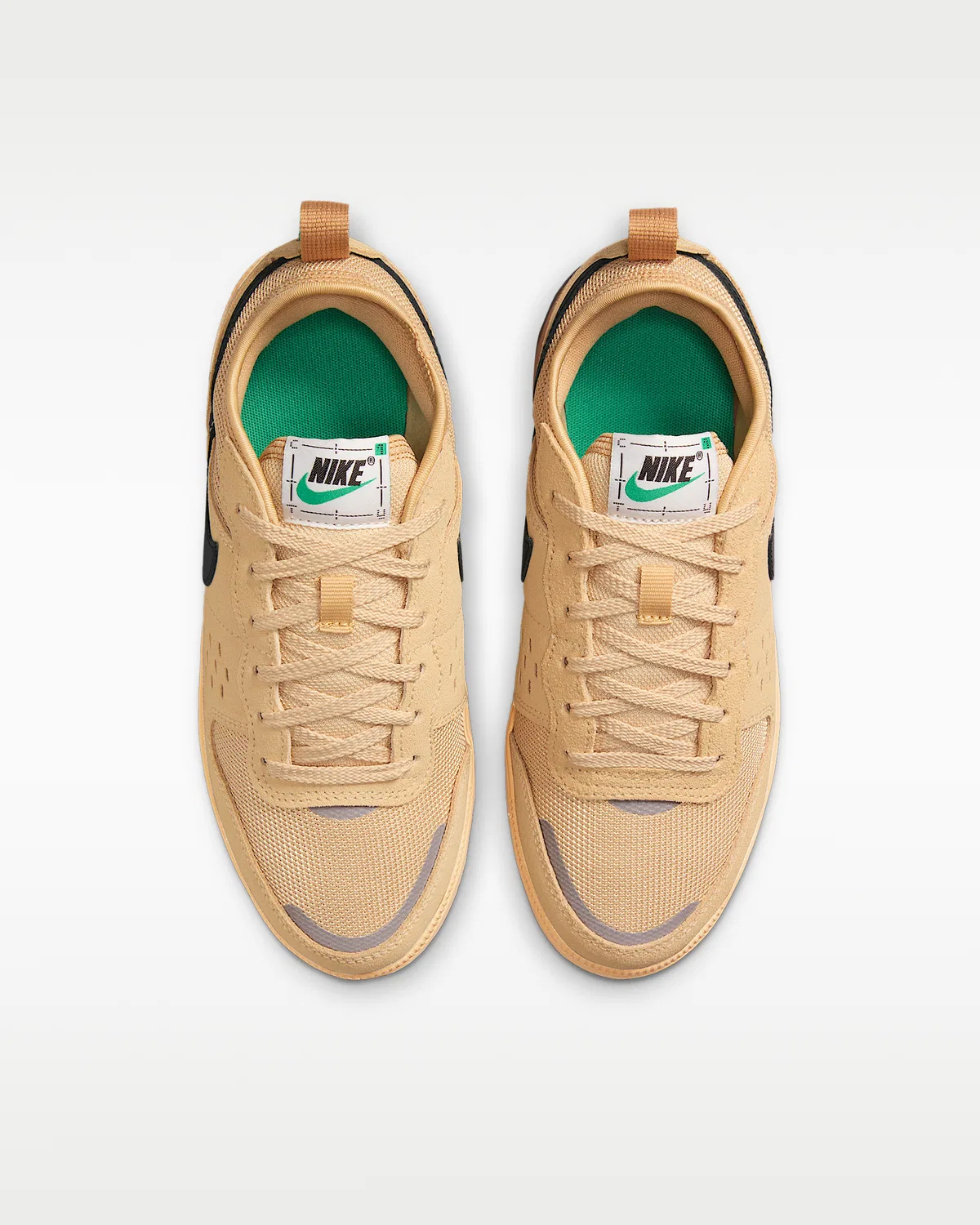 Кроссовки Nike C1TY "Brownstone" для старших детей, Flax/Sesame/Stadium Green/Black — фото 4