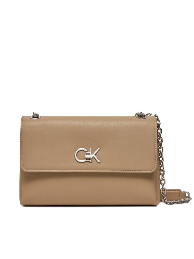 

Сумка Calvin Klein Re-Lock Ew Conv Crossbody K60K611084, бежевый