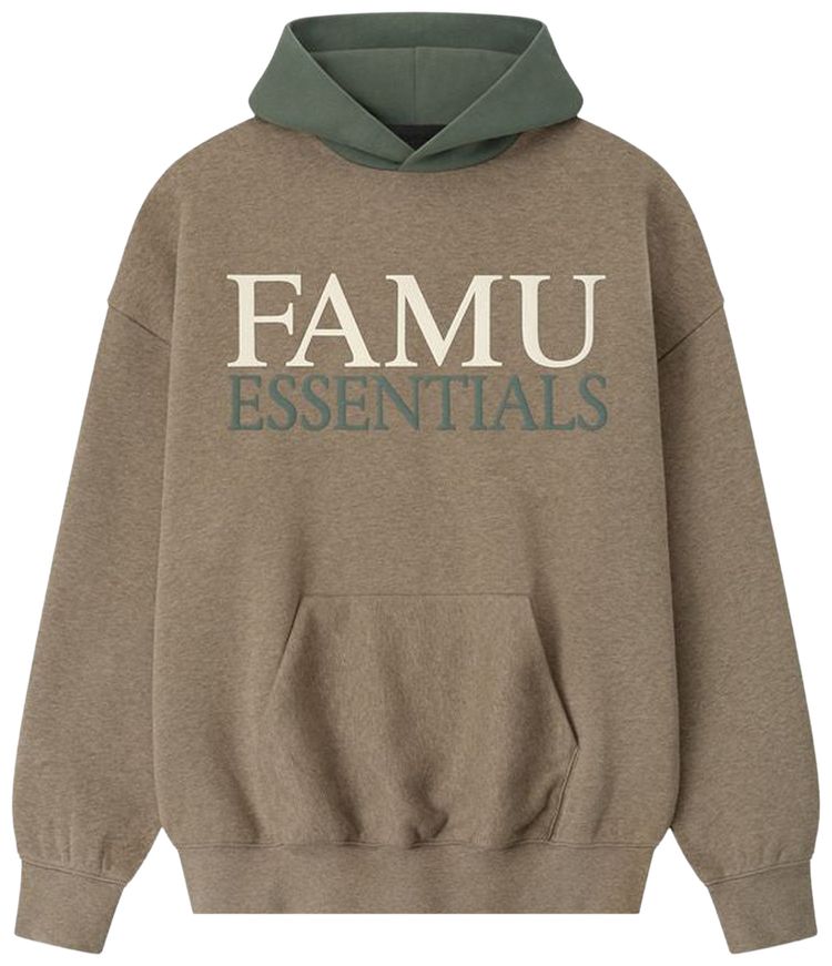 

Худи Fear of God Essentials Famu Sport, коричневый
