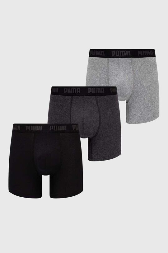 

Комплект из трех боксеров Puma, серый
