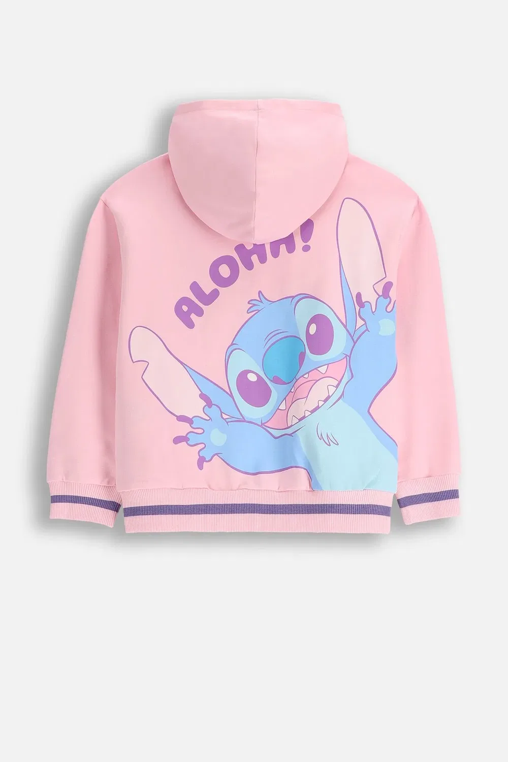 Свитшот с капюшоном, Lilo & Stitch, Coccodrillo, розовый — фото 2