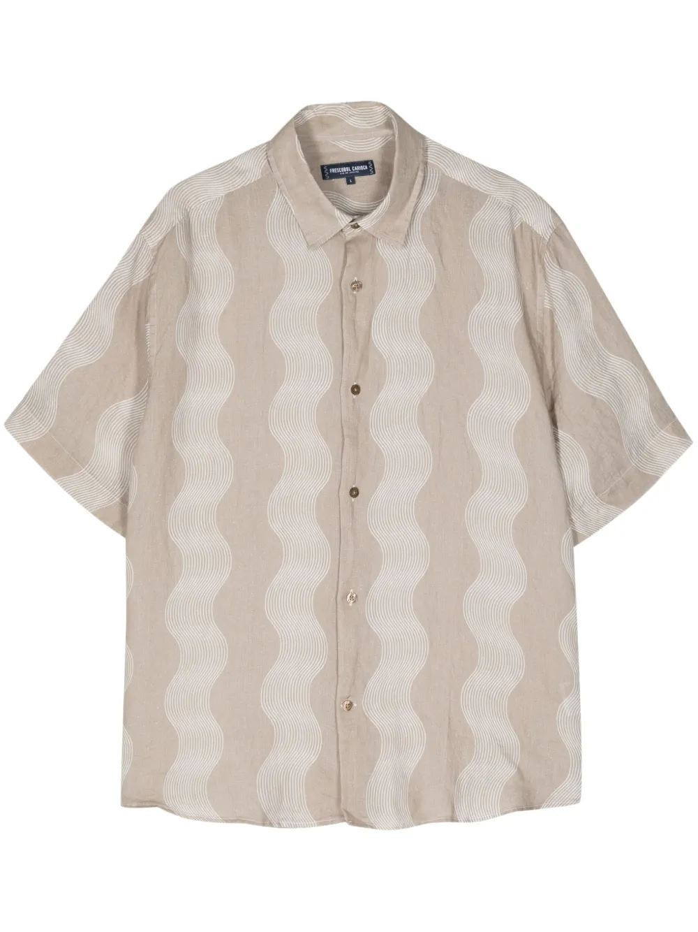 

Рубашка Cabana Stripe Castro Frescobol Carioca, бежевый