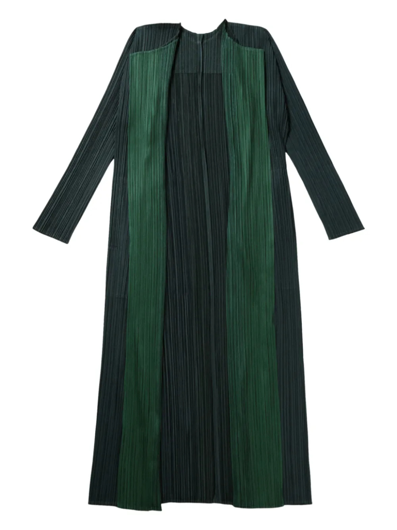 

Веселый двухцветный Pleats Please Issey Miyake, зеленый