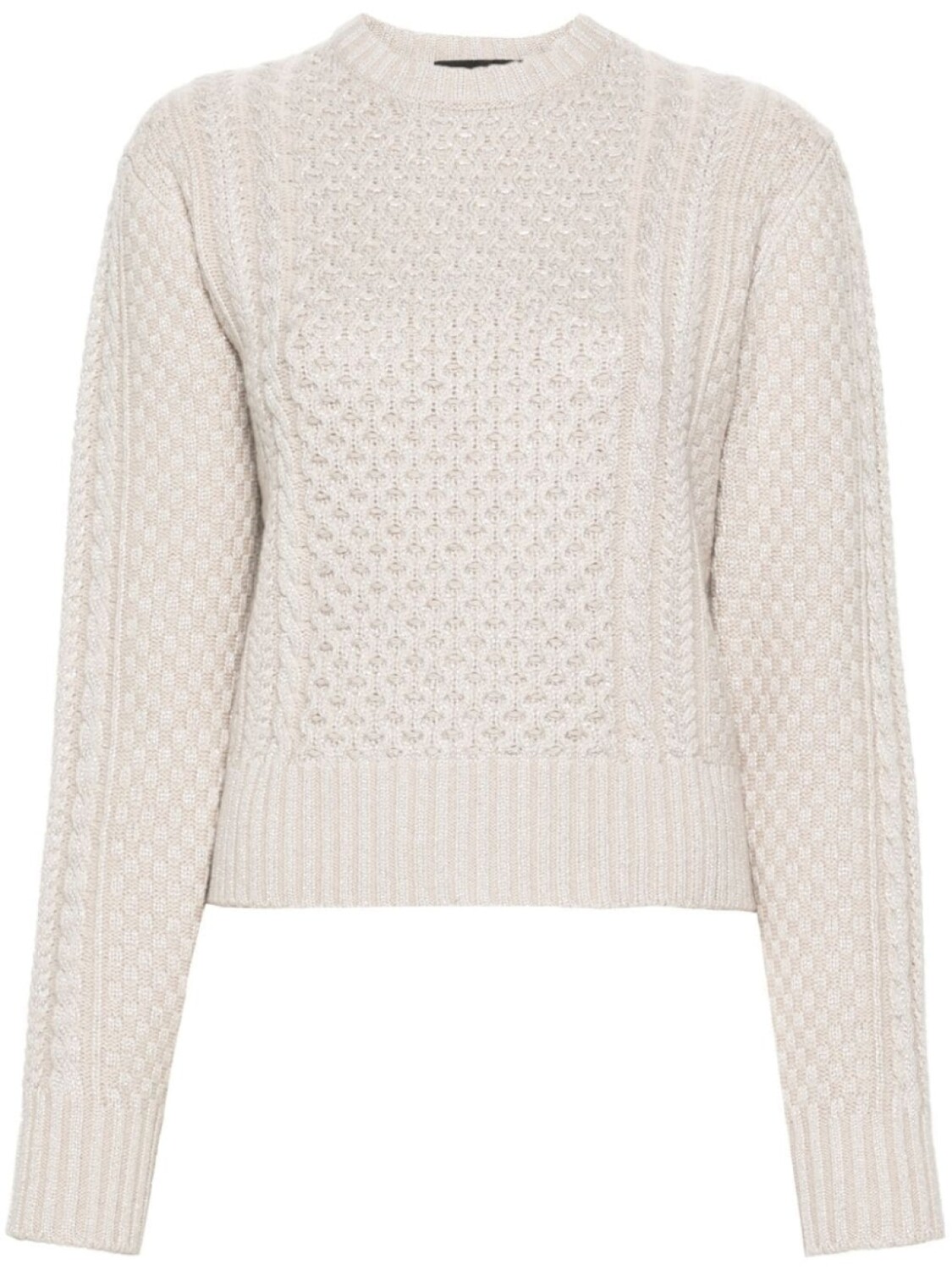 

Fabiana Filippi свитер из ламе, нейтральный цвет