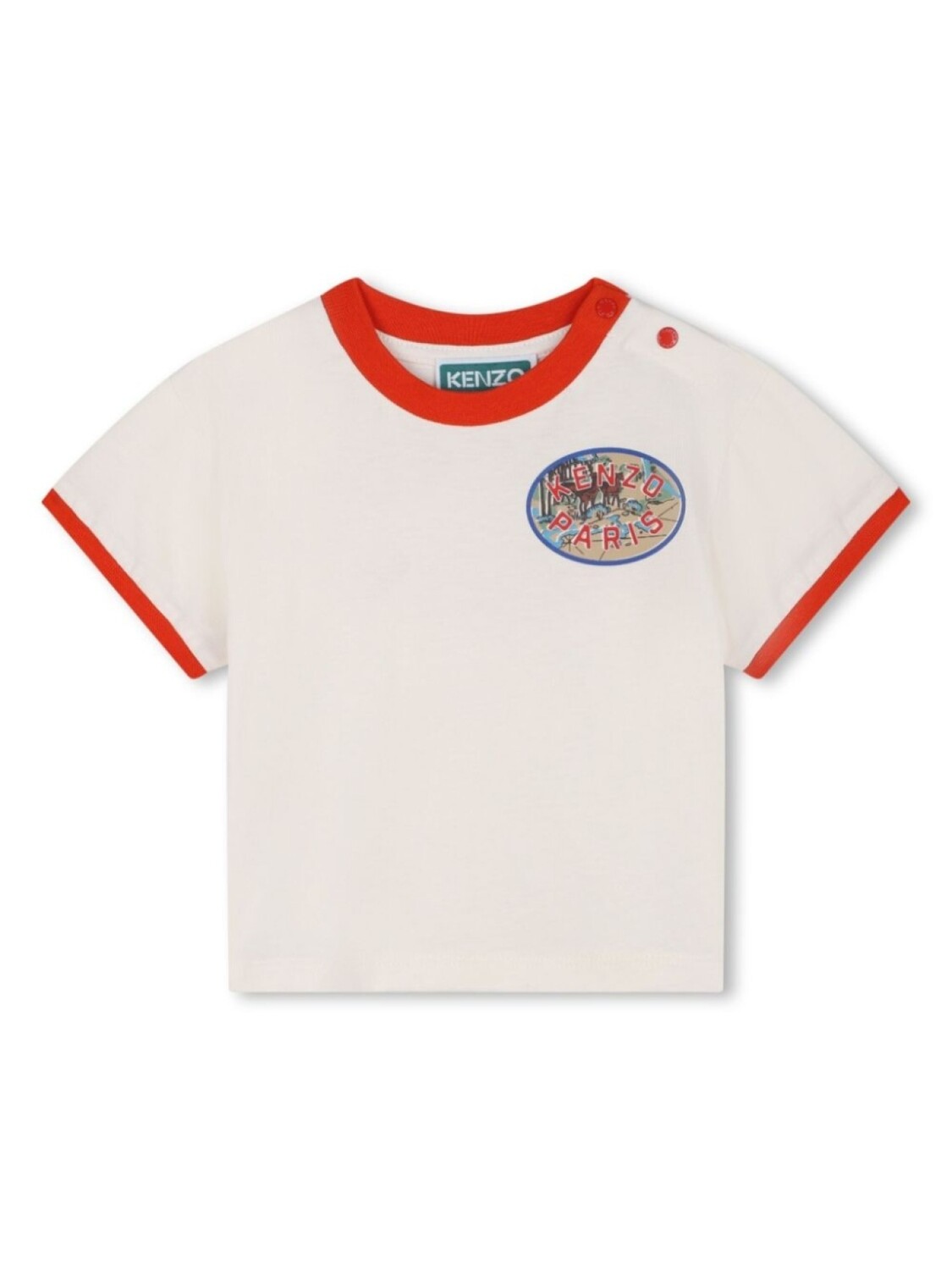 

Kenzo Kids футболка с логотипом, белый