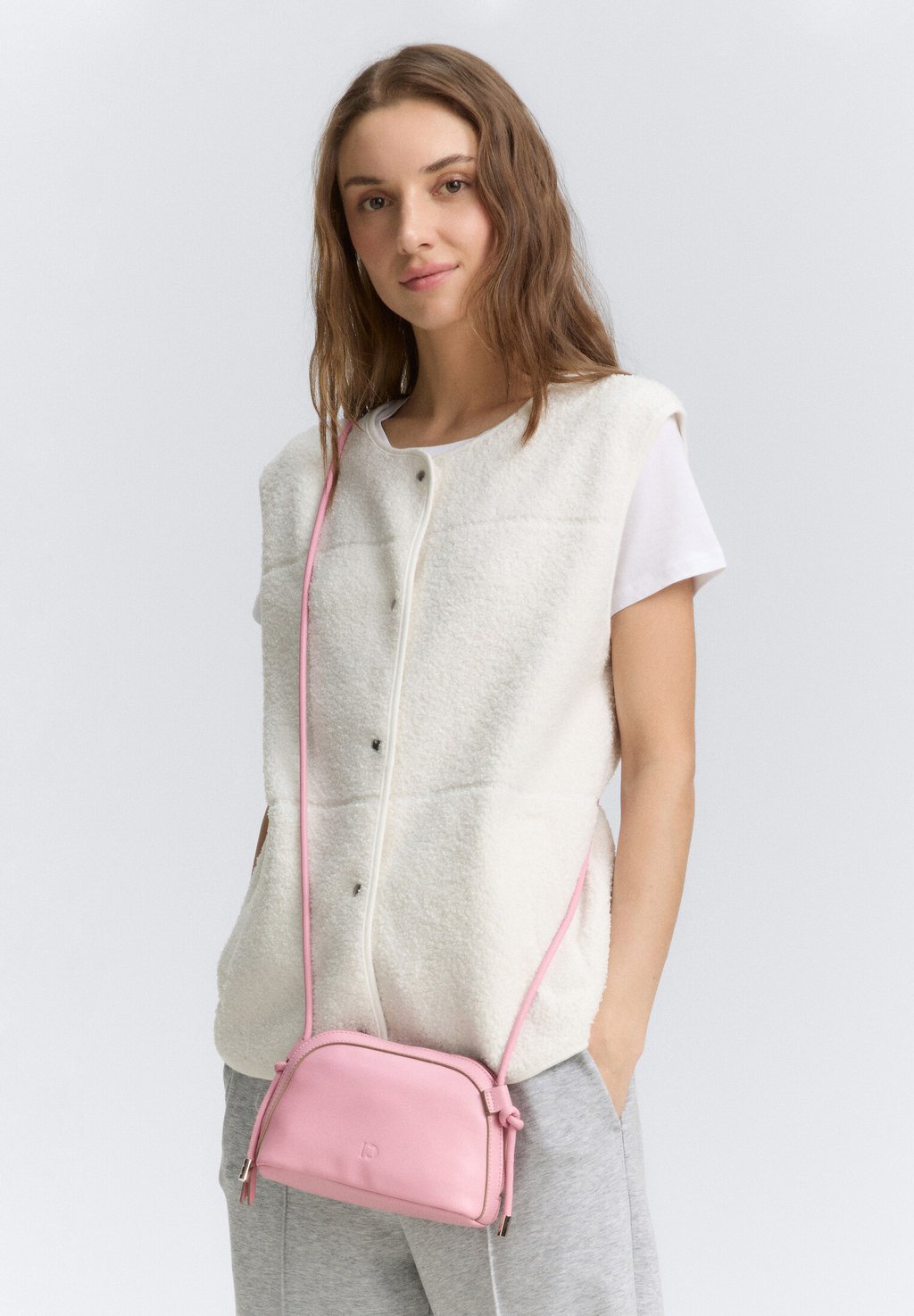 

Сумка через плечо MADELYN MIT KORDELRIEMEN - Across body bag TOM TAILOR DENIM, розовый