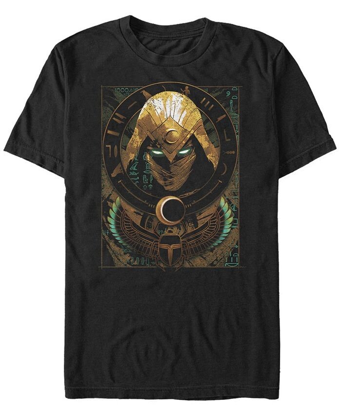 

Мужская футболка с коротким рукавом Moon Knight Scarab Moon Fifth Sun, черный