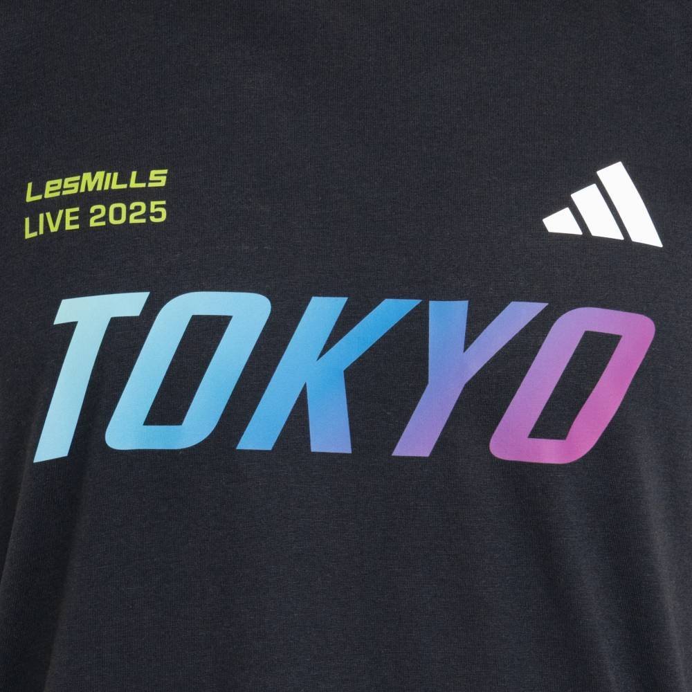 Майка LES MILLS LIVE TOKYO Event Adidas, black — фото 3