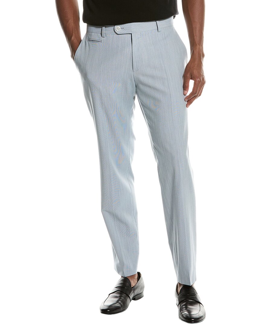

Брюки BOSS Hugo Boss Genius Slim Fit из смеси шерсти, синий