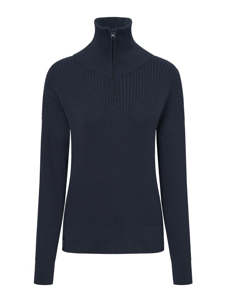 

Пуловер Derbe Langarm-Strickpullover Matrosenplünn, цвет marineblau