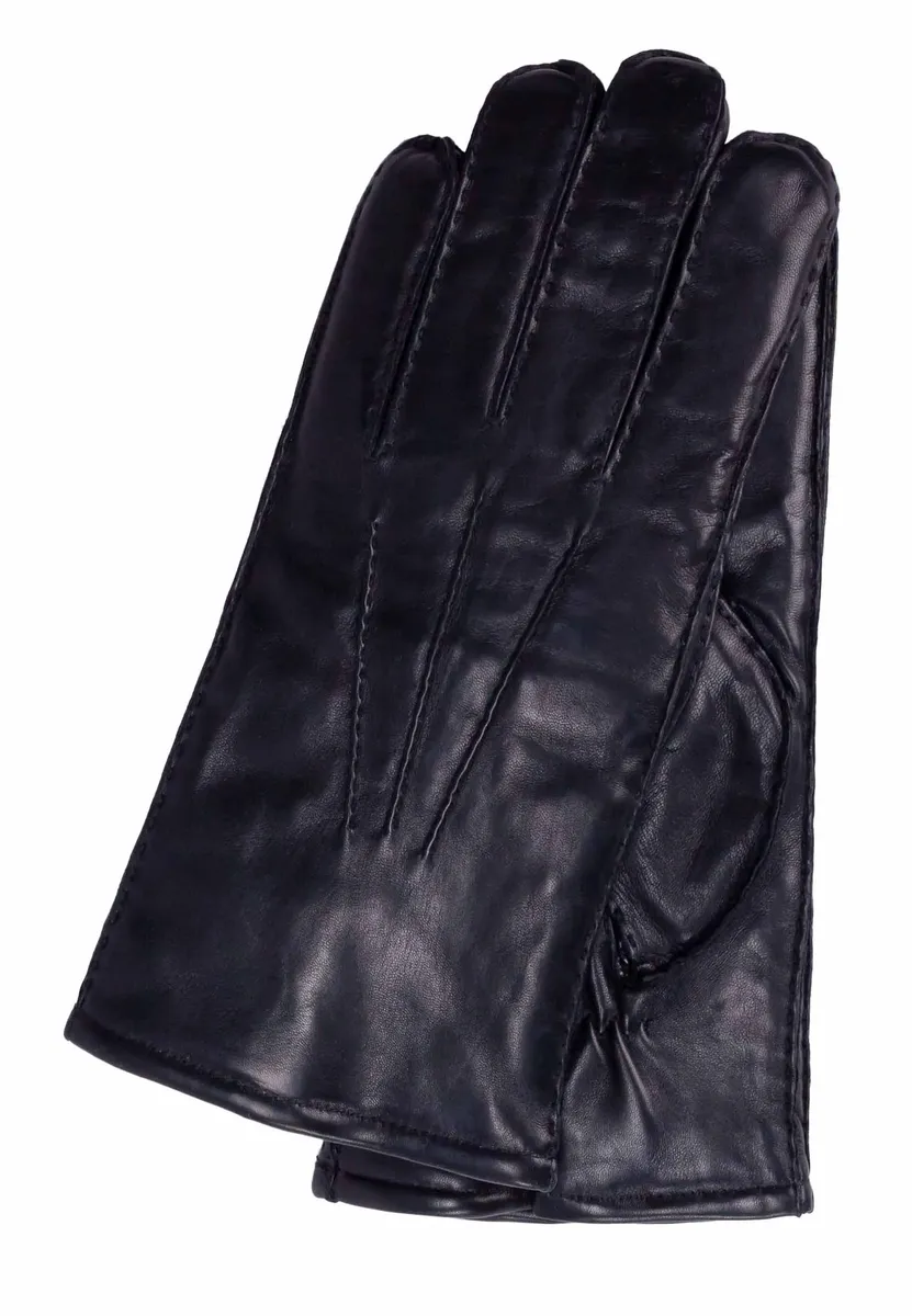 

Кожаные перчатки GRETCHEN "Mens Gloves Arctic" классического дизайна, черный
