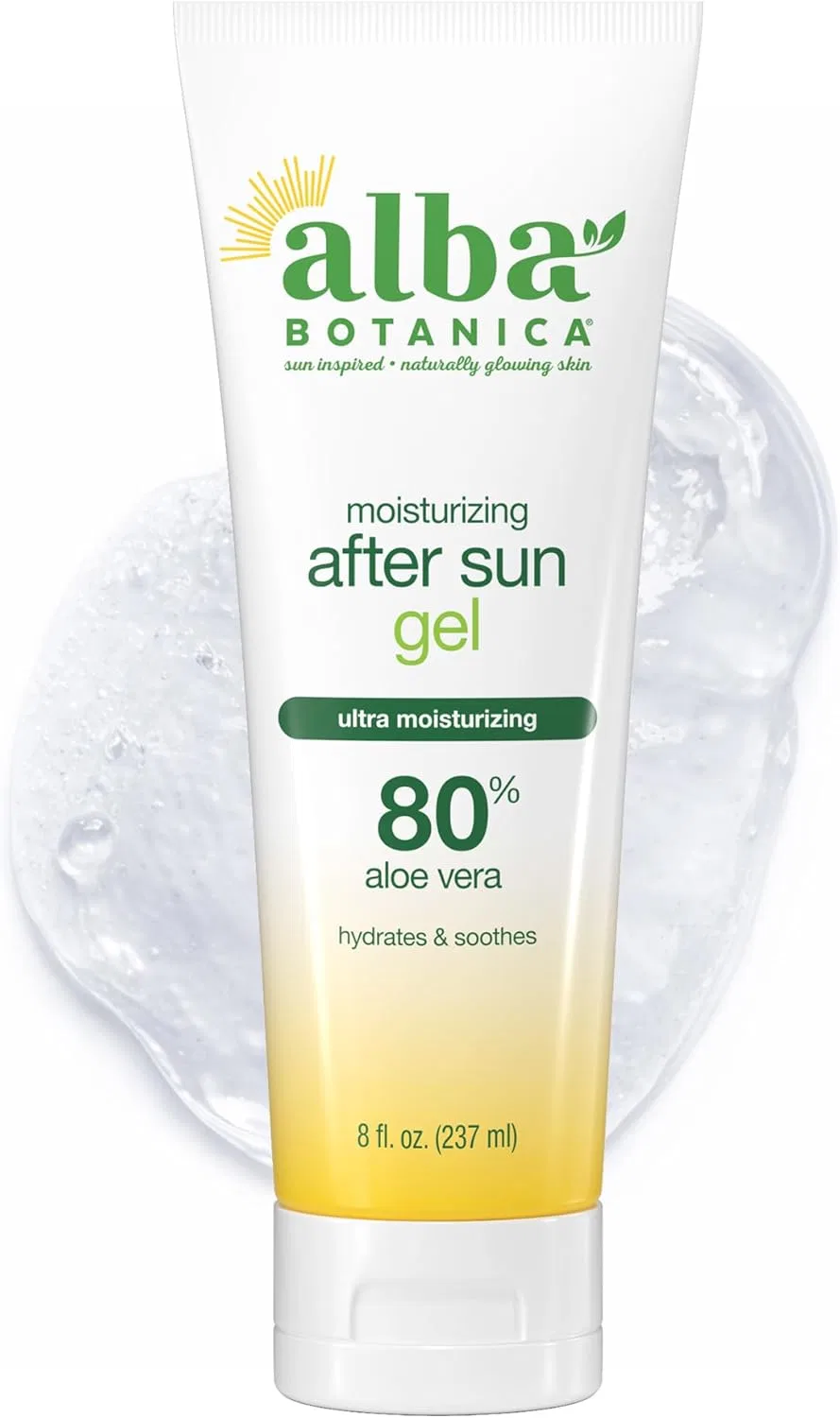 Гель после загара Alba Botanica с алоэ вера 98%, 8 унций