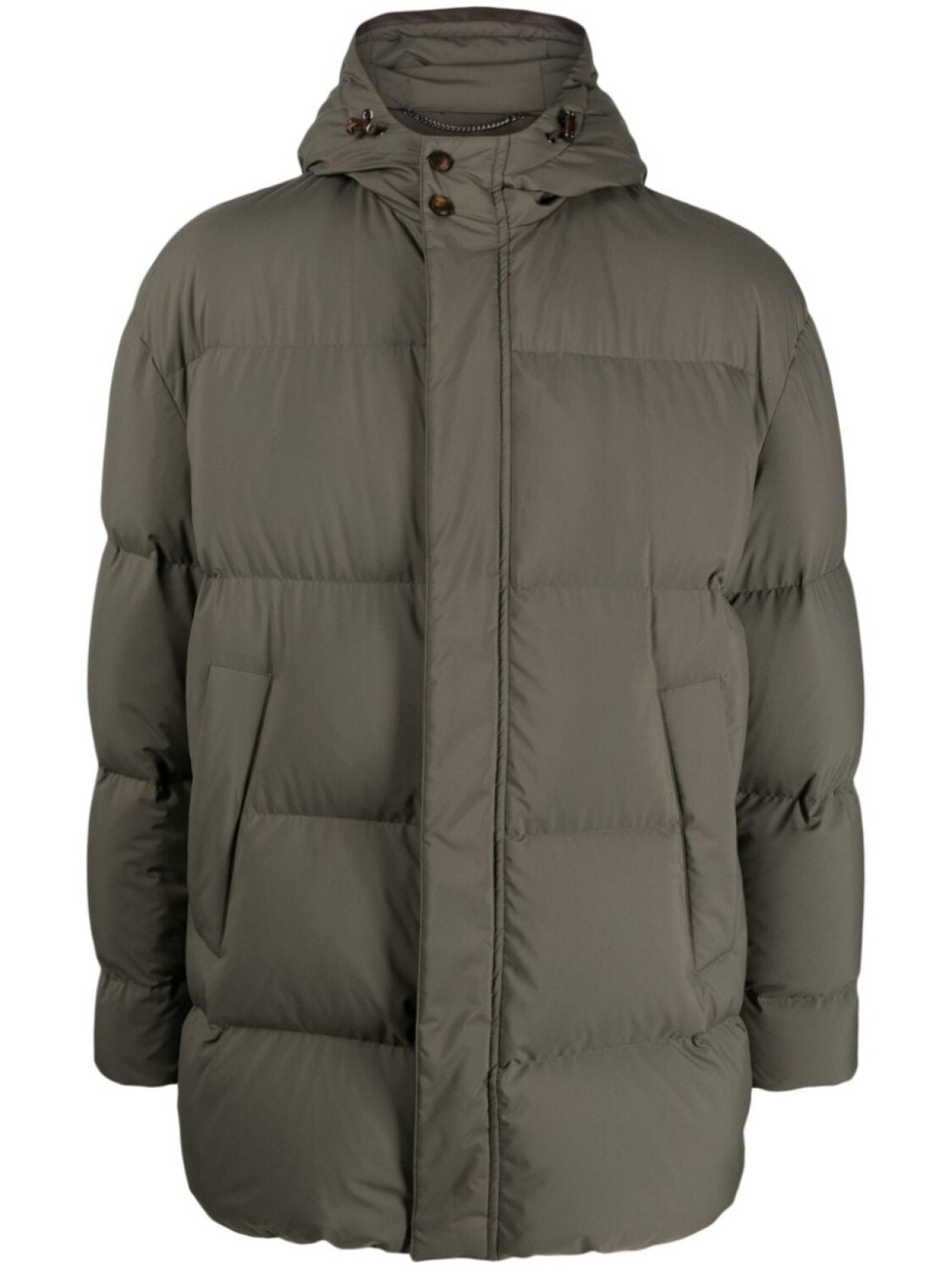 

Canali hooded padded jacket, зеленый