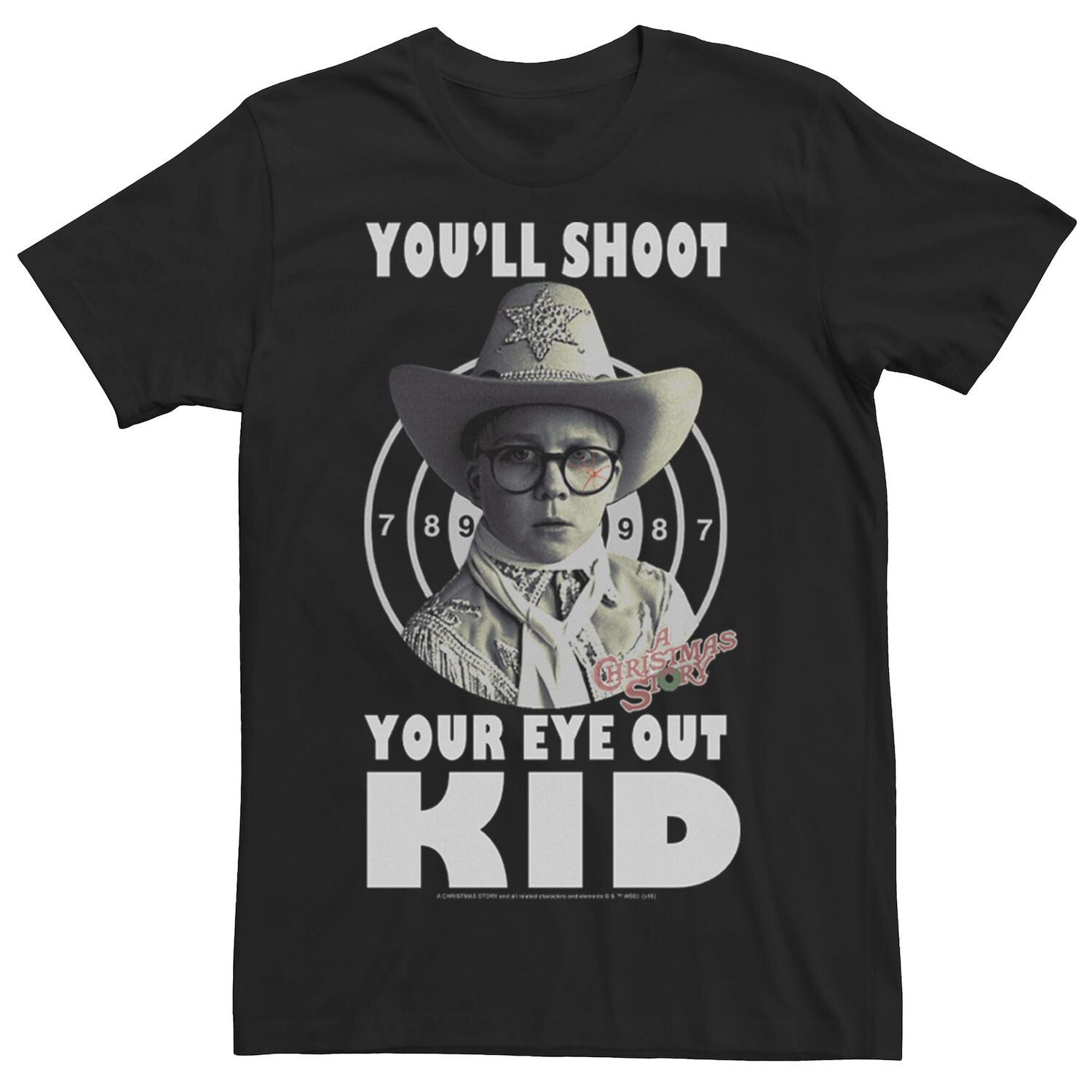 

Мужская футболка Christmas Story Careful Ralphie Licensed Character