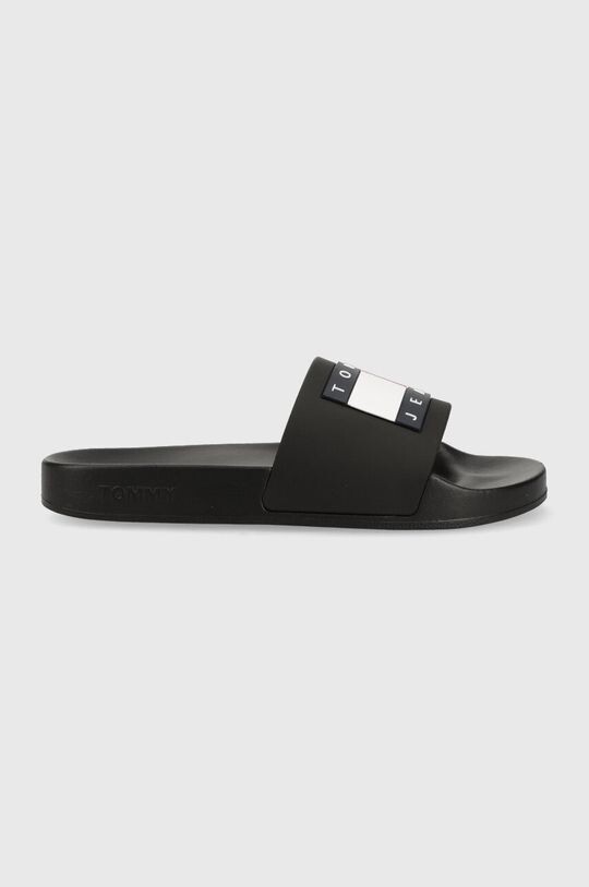 

Тапочки-шлепанцы FLAG POOL SLD ESS Tommy Jeans, черный