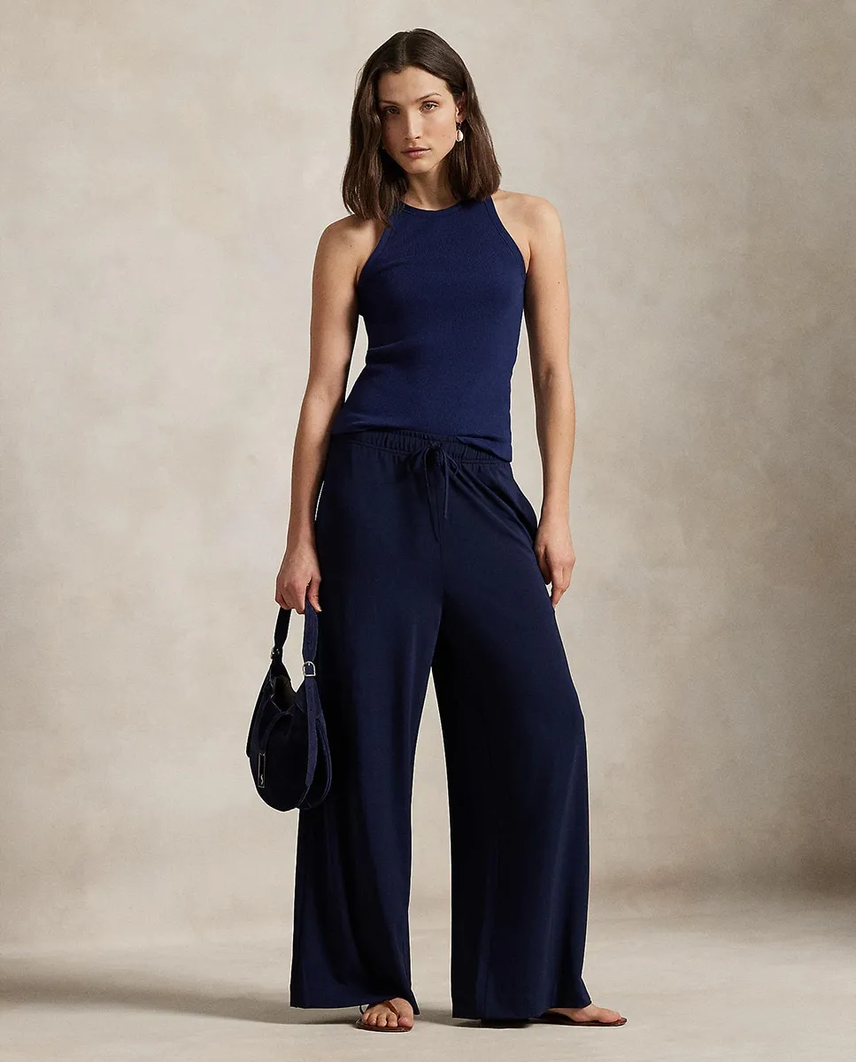 

Брюки женские широкие темно-синие Polo Ralph Lauren, тёмно-синий