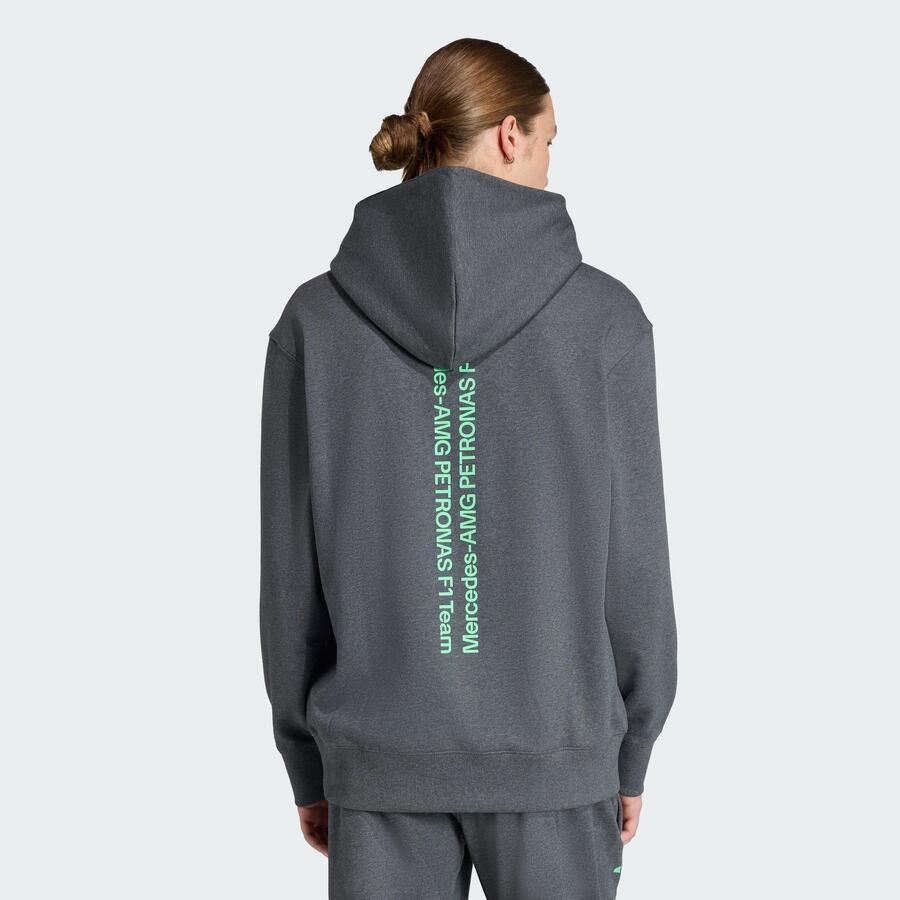 ADIDAS Толстовка премиум-класса с капюшоном MERCEDES - AMG PETRONAS FORMULA ONE TEAM — фото 3
