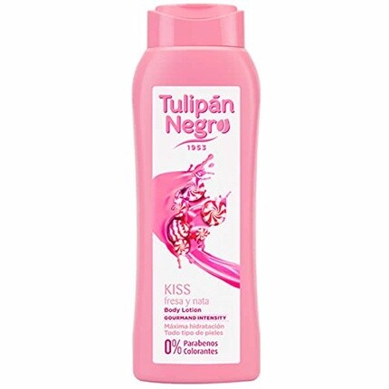 

Лосьон для тела Клубника и крем Поцелуй 400мл, Tulipan Negro