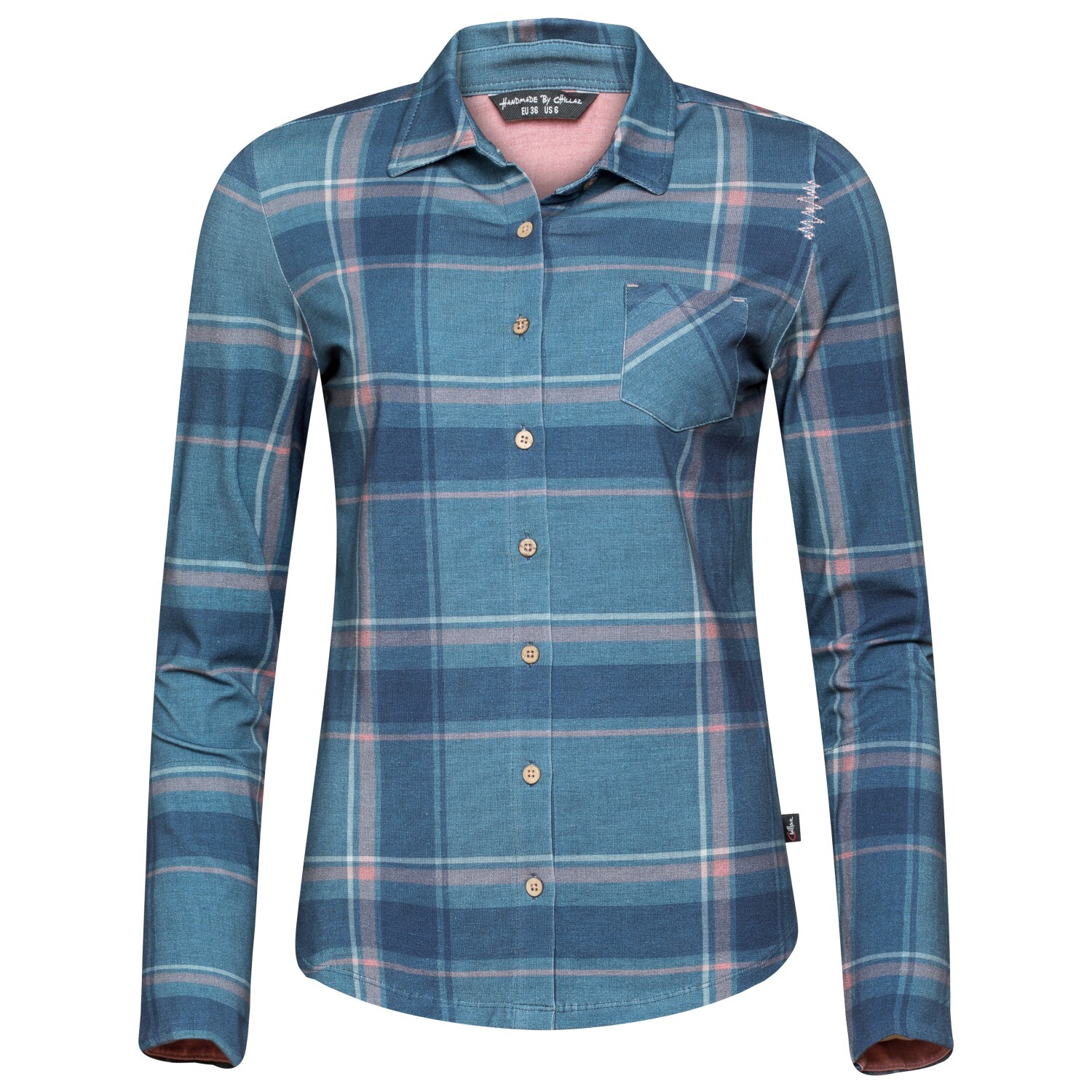 

Лонгслив Chillaz Women's Similaun Shirt, цвет Glencheck Blue