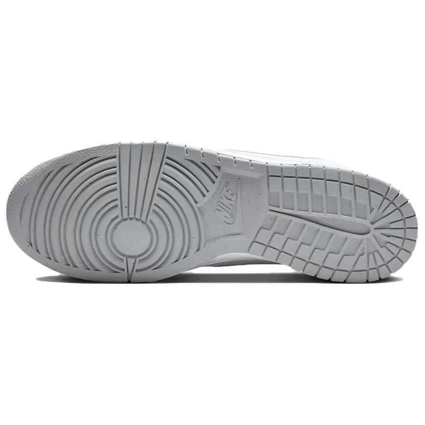 Большие скейтборд кроссовки мужские low top gray Nike, белый/синий/золотой — фото 4