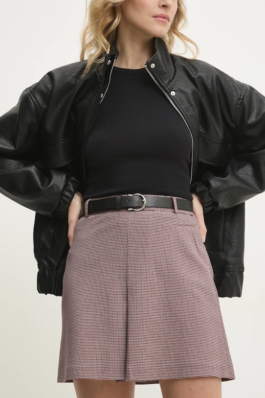 

Хлопковая юбка Answear.Lab, красный