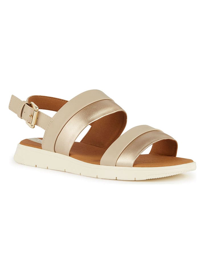 Классические босоножки Geox, цвет beige/gold — фото 2